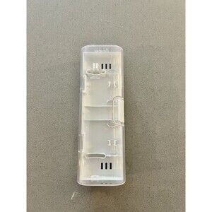 Waterpik Water Flosser Travel Case Plastic Clear And White EUC No Cracks